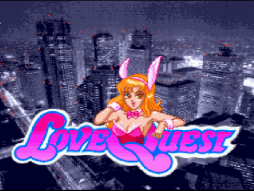 Love Quest title screen for Super Famicom